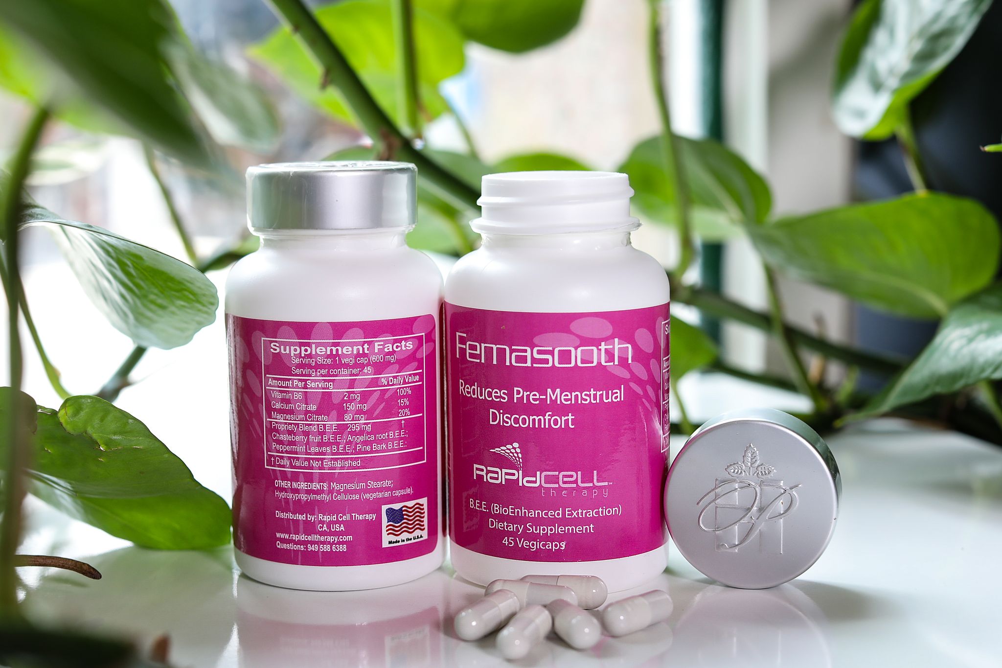 Femasooth Supplement for Women's Period Pain Rapid Cell Therapy